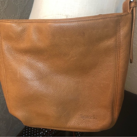 Tignanello brown crossbody purse leather handbag great condition - Picture 2 of 9